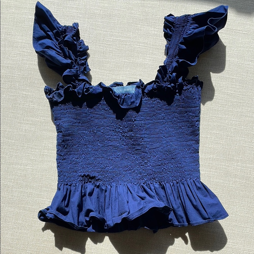 Hill House Home Navy Blue Paz Top
